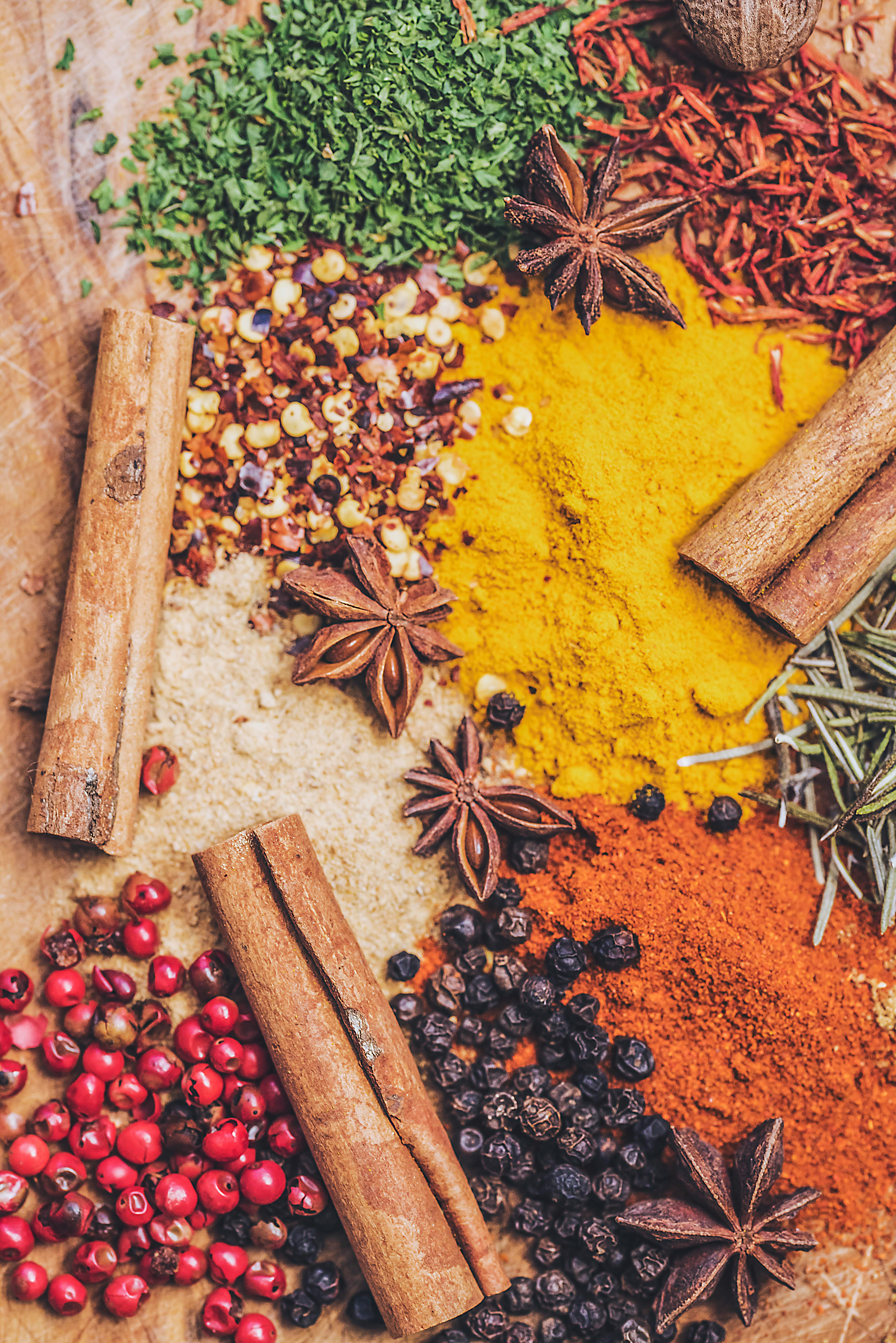 Indian spices and flavours